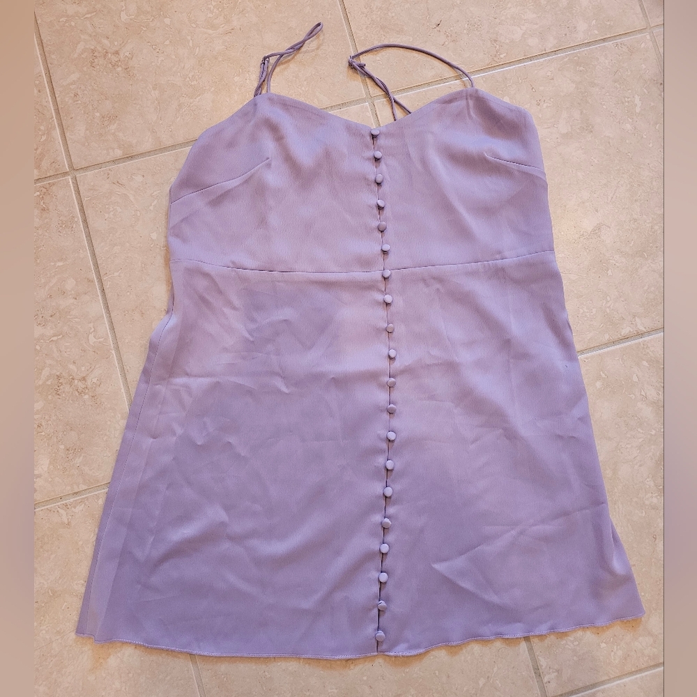 Urban Outfitters Lilac Padova Satin Slip Dress